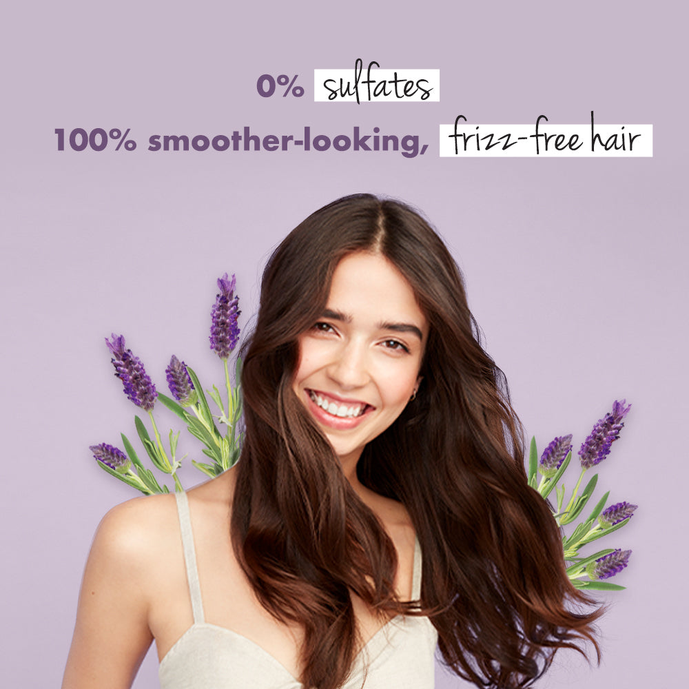 Natural Argan Oil & Lavender Sulfate Free Anti-Frizz Shampoo - 400ml