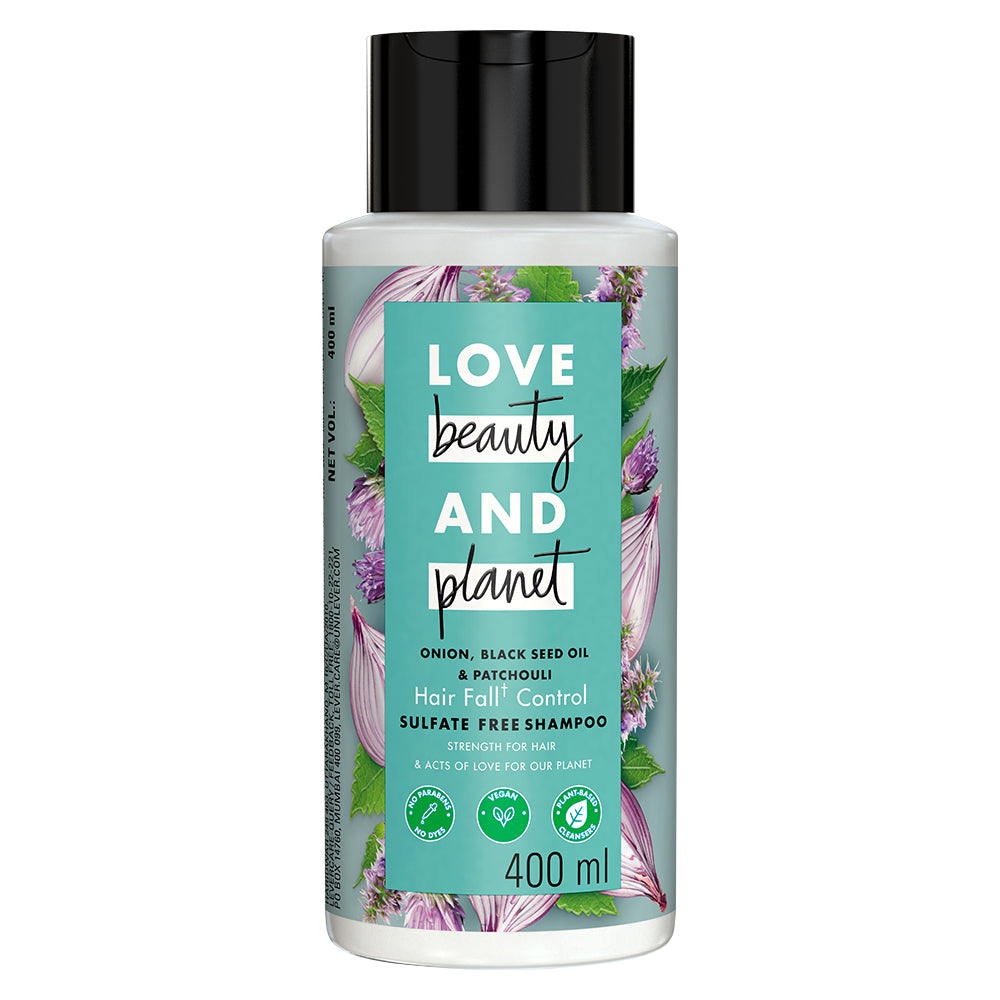 Onion, Black Seed & Patchouli Hairfall Control Sulfate Free Shampoo - 400ml