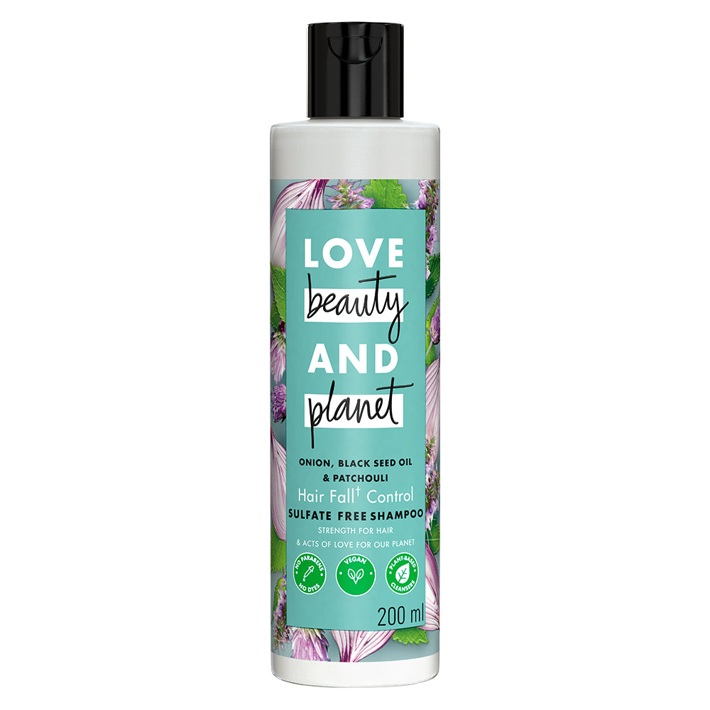 Onion, Black Seed & Patchouli Hairfall Control Sulfate Free Shampoo - 200ml