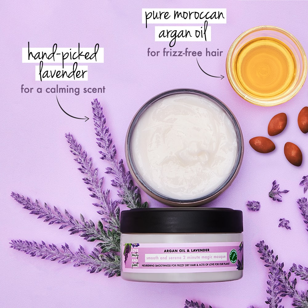 LBP Argan Oil & Lavender, Paraben Free Smooth & Serene Hair Mask - 200ml