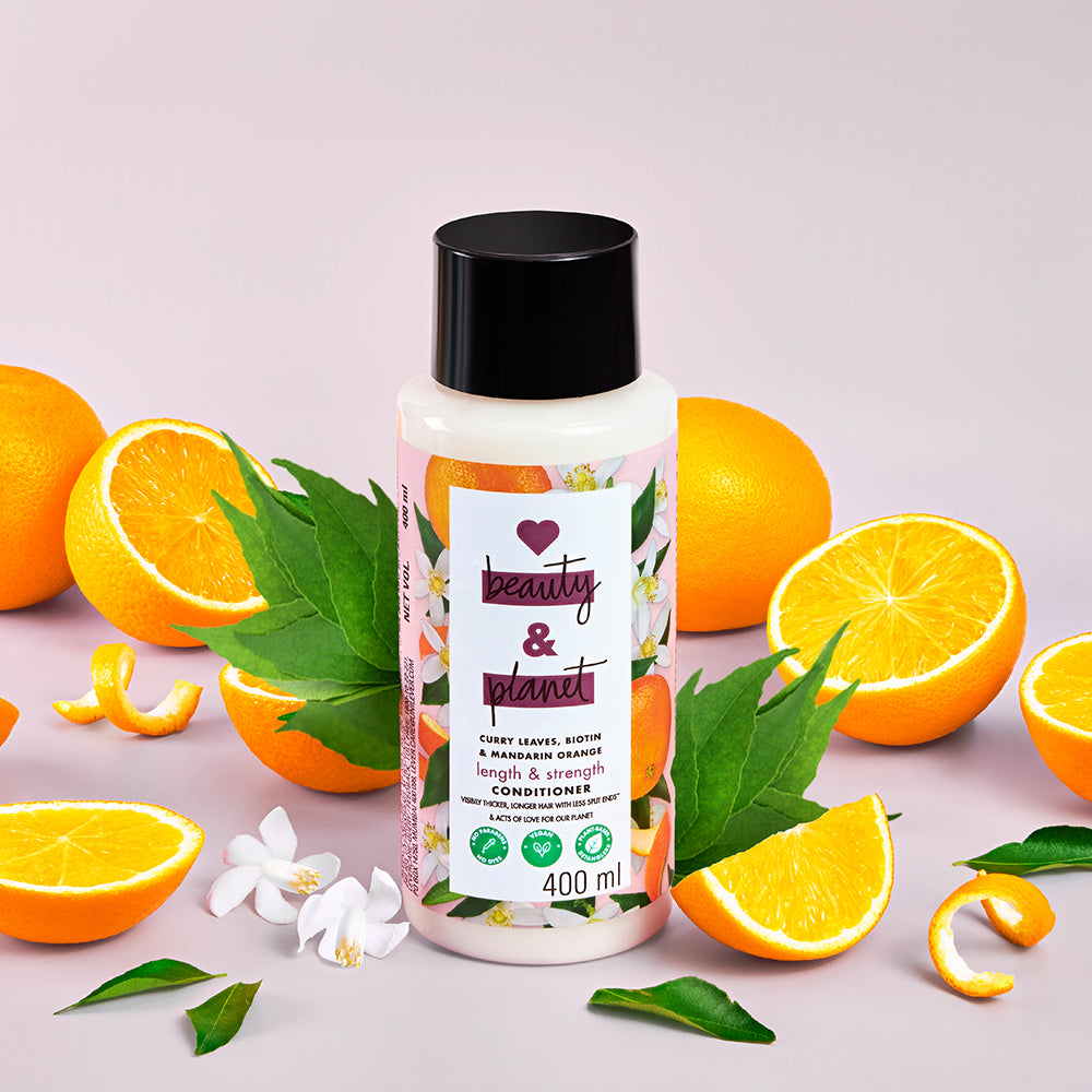 Curry Leaves, Biotin & Mandarin Paraben Free Conditioner - 400ml