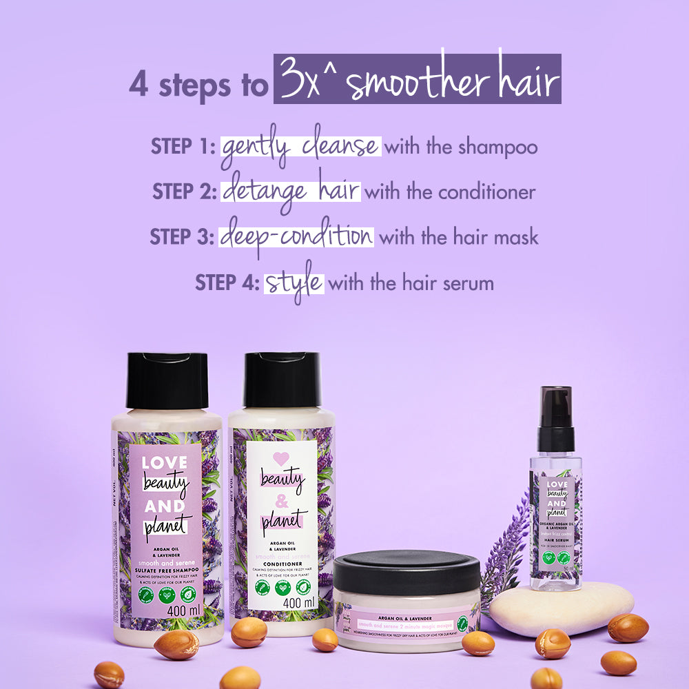 Argan Oil & Lavender Hair Serum for Frizz free hair 50ml