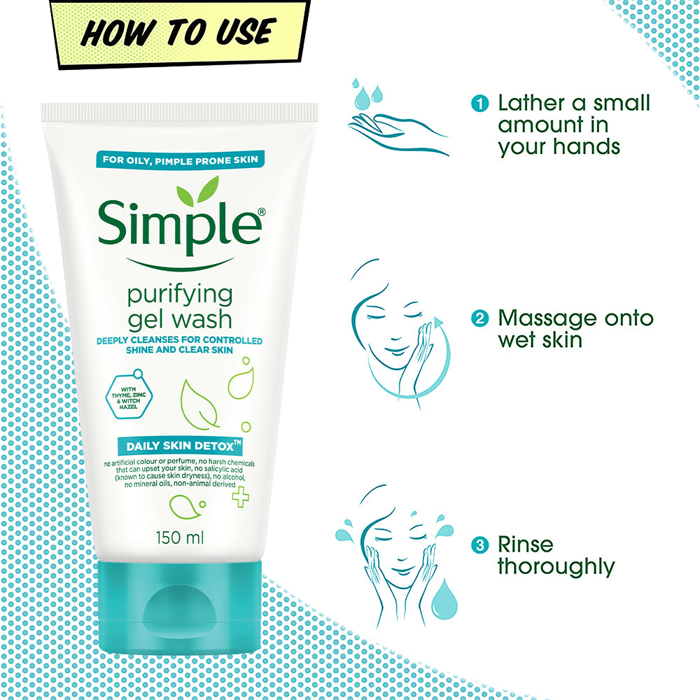 Purifying Gel Face Wash with Thyme & Witch Hazel -Â 150 ml