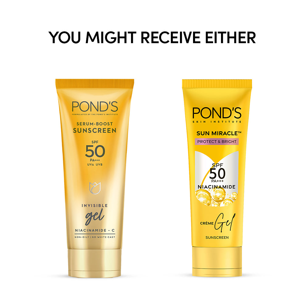 Sun Miracle SPF 50 PA+++ Crème Gel Sunscreen - Protect & Bright, With Niacinamide 50g