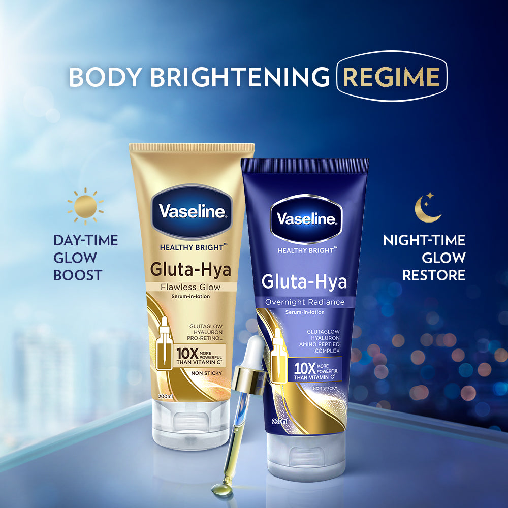 Gluta-Hya Overnight Radiance, Serum-In-Lotion, With Amino Peptide And GlutaGlow