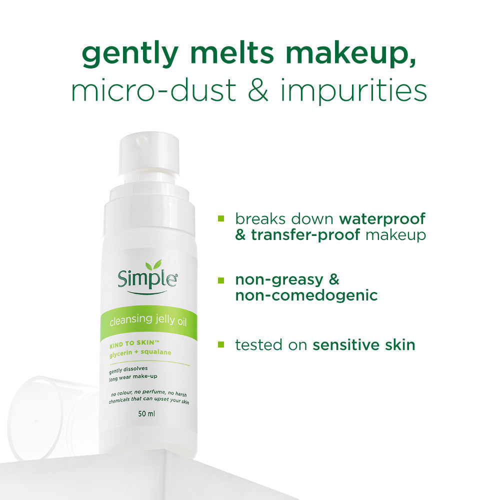 Simple Kind To Skin Cleansing Jelly Oil 50ml