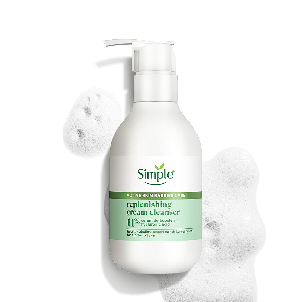 Simple Active Skin Barrier Care Replenishing Cream Cleanser 150ml