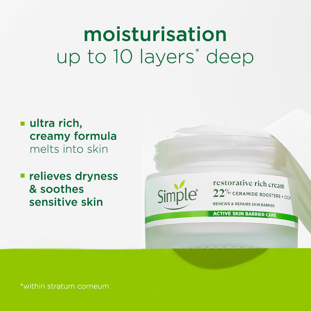 Simple Active Skin Barrier Care Restorative Rich Cream 40g