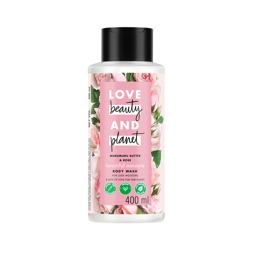 Murumuru Butter & Rose Moisturizing Body Wash - 400ml