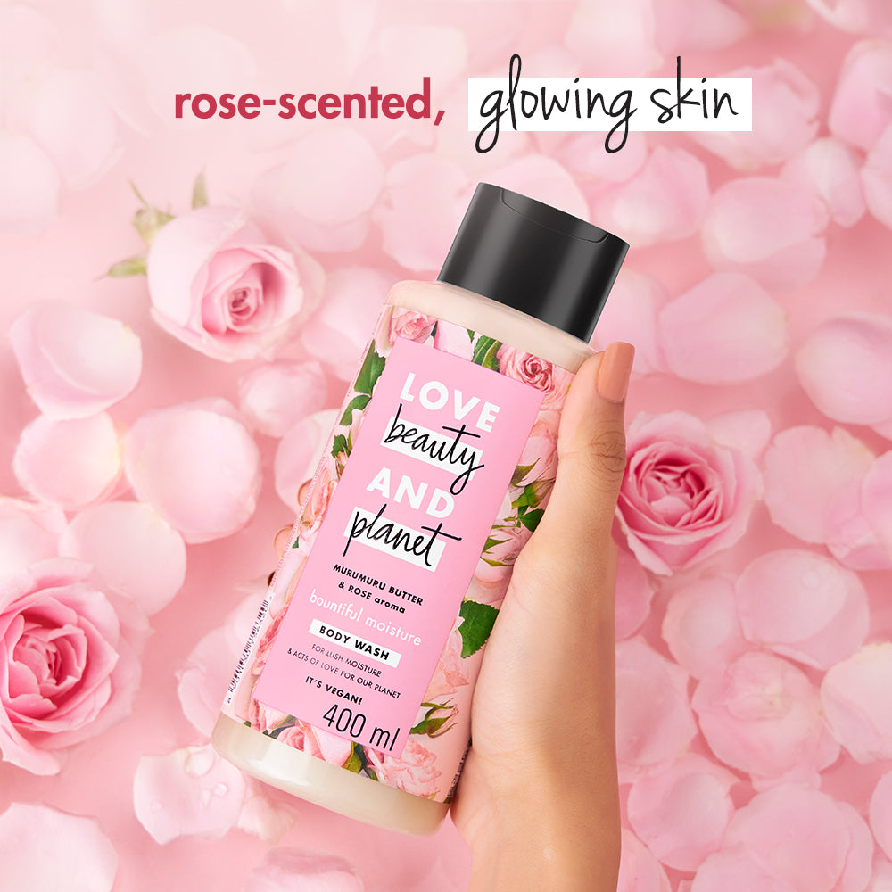 Murumuru Butter & Rose Moisturizing Body Wash - 400ml