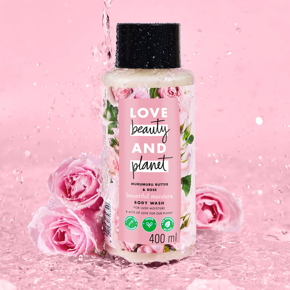 Murumuru Butter & Rose Moisturizing Body Wash - 400ml