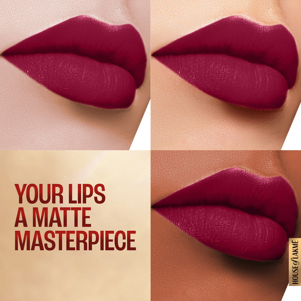 9to5 Powerplay Priming Matte Lipstick - Red Velvet