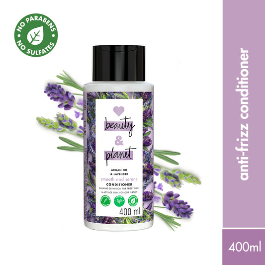 LBP Natural Argan Oil & Lavender Paraben Free Anti-Frizz Conditioner - 400ml