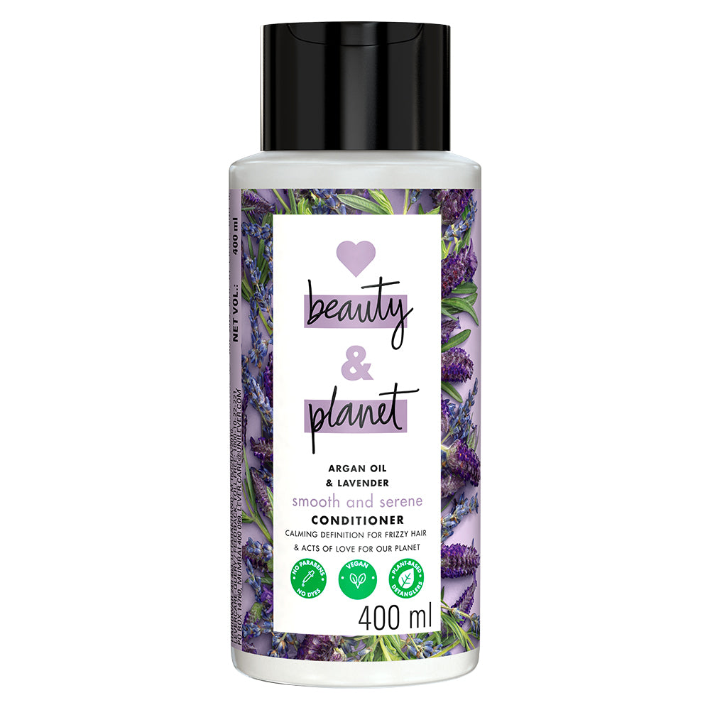 LBP Natural Argan Oil & Lavender Paraben Free Anti-Frizz Conditioner - 400ml