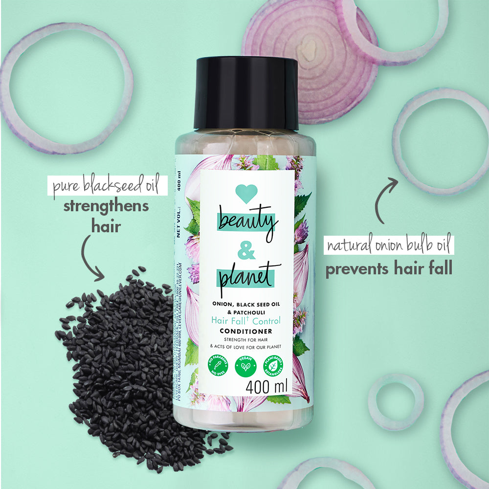 Onion, Blackseed & PatchouliÂ Hairfall Control Conditioner - 400ml