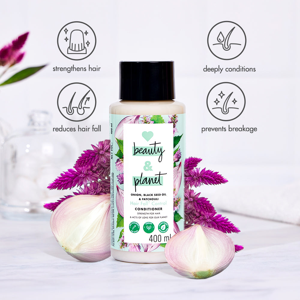 Onion, Blackseed & PatchouliÂ Hairfall Control Conditioner - 400ml