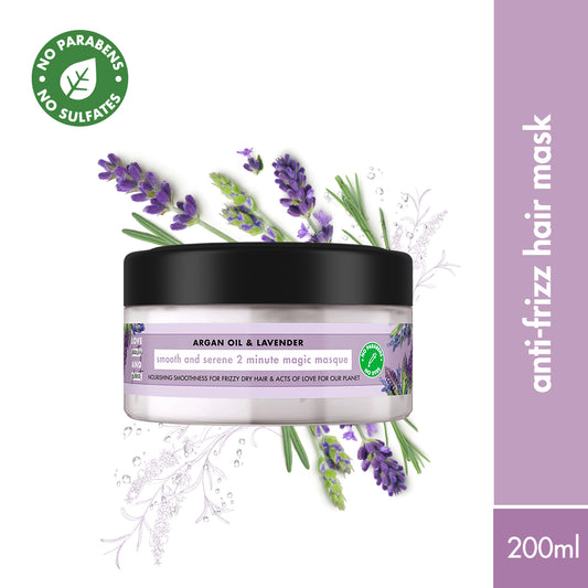 LBP Argan Oil & Lavender, Paraben Free Smooth & Serene Hair Mask - 200ml