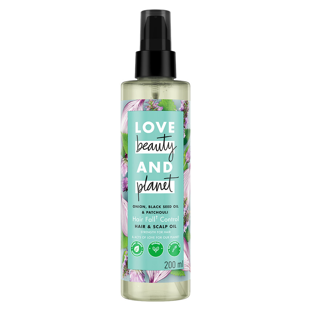 Onion, Black Seed Oil & Patchouli Hairfall Control Hair Oil - 200ml