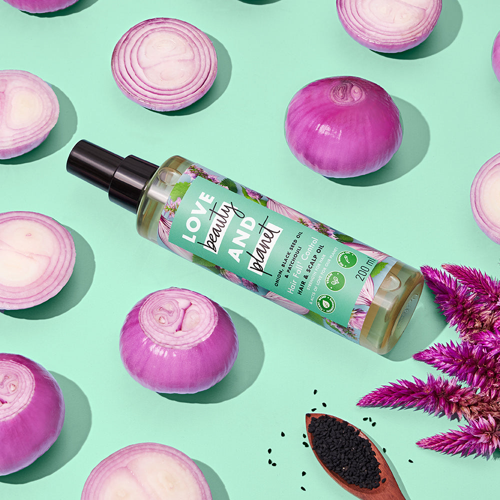 Onion, Black Seed Oil & Patchouli Hairfall Control Hair Oil - 200ml