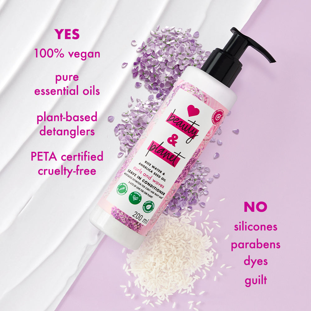Rice Water & Angelica Seed Oil Silicone Free Leave-In Conditioner 200ml