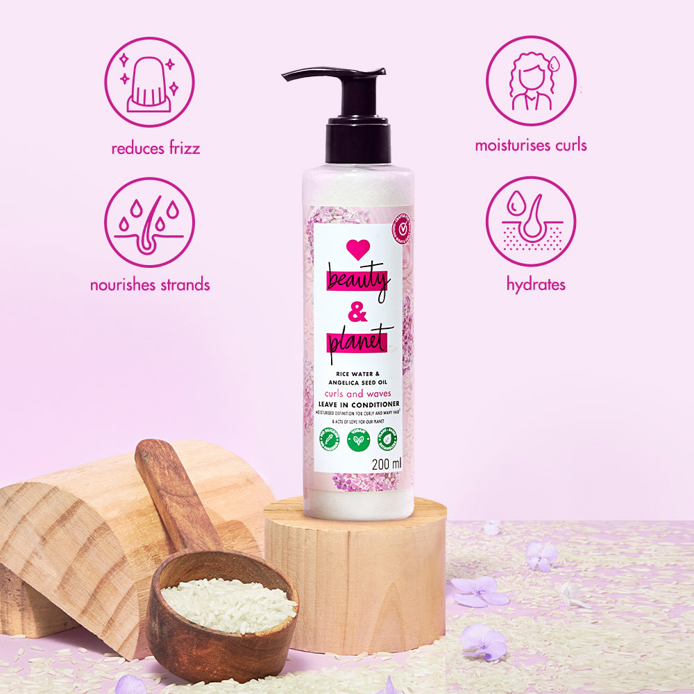 Rice Water & Angelica Seed Oil Silicone Free Leave-In Conditioner 200ml