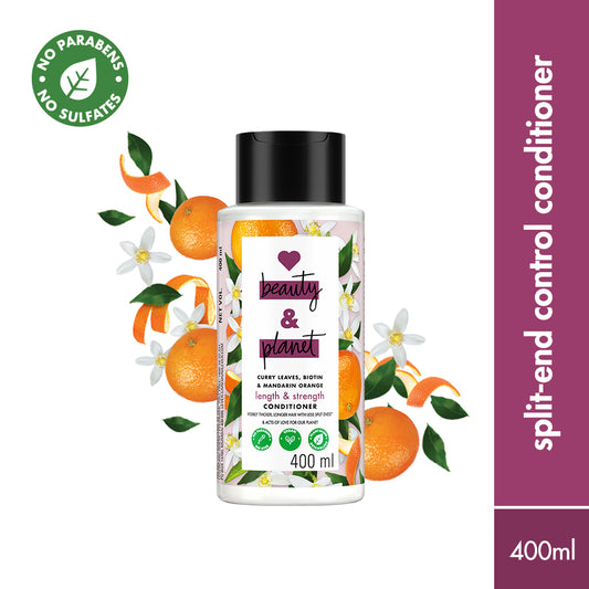 Curry Leaves, Biotin & Mandarin Paraben Free Conditioner - 400ml