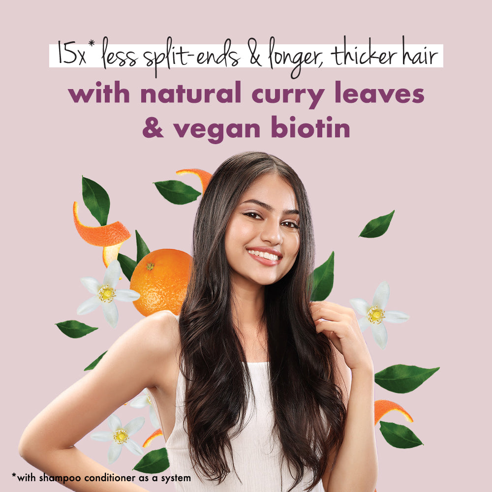 Curry Leaves, Biotin & Mandarin Paraben Free Conditioner - 400ml