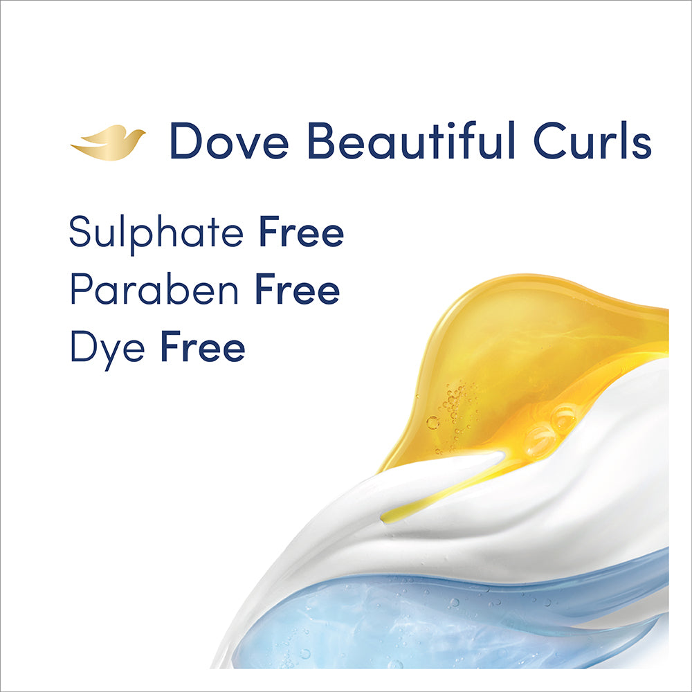 Dove Beautiful Curls Detangling Conditioner 380ml, For Curly Hair