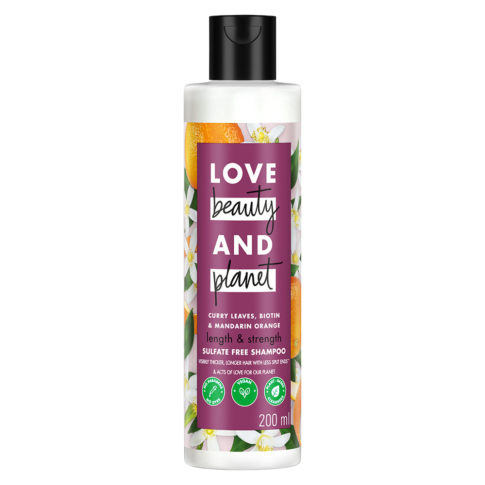 Curry Leaves, Biotin & Mandarin Sulfate Free Shampoo for - 200ml