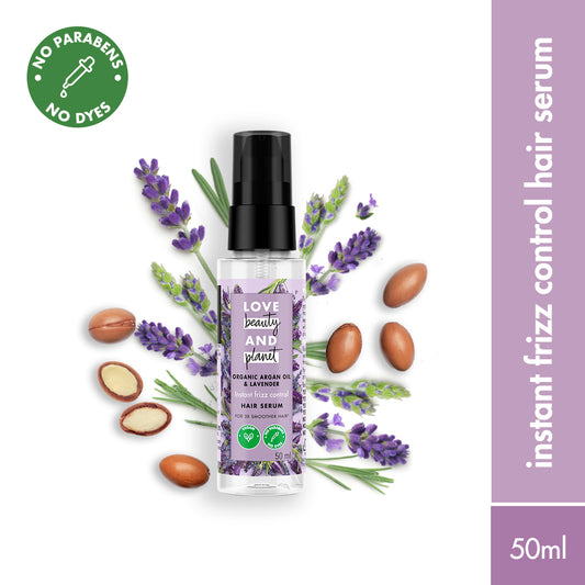 Argan Oil & Lavender Hair Serum for Frizz free hair 50ml
