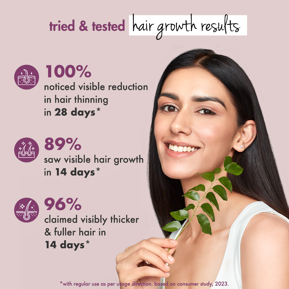 Curry Leaves & Vegan Biotin Hair Growth Scalp Serum 50ml