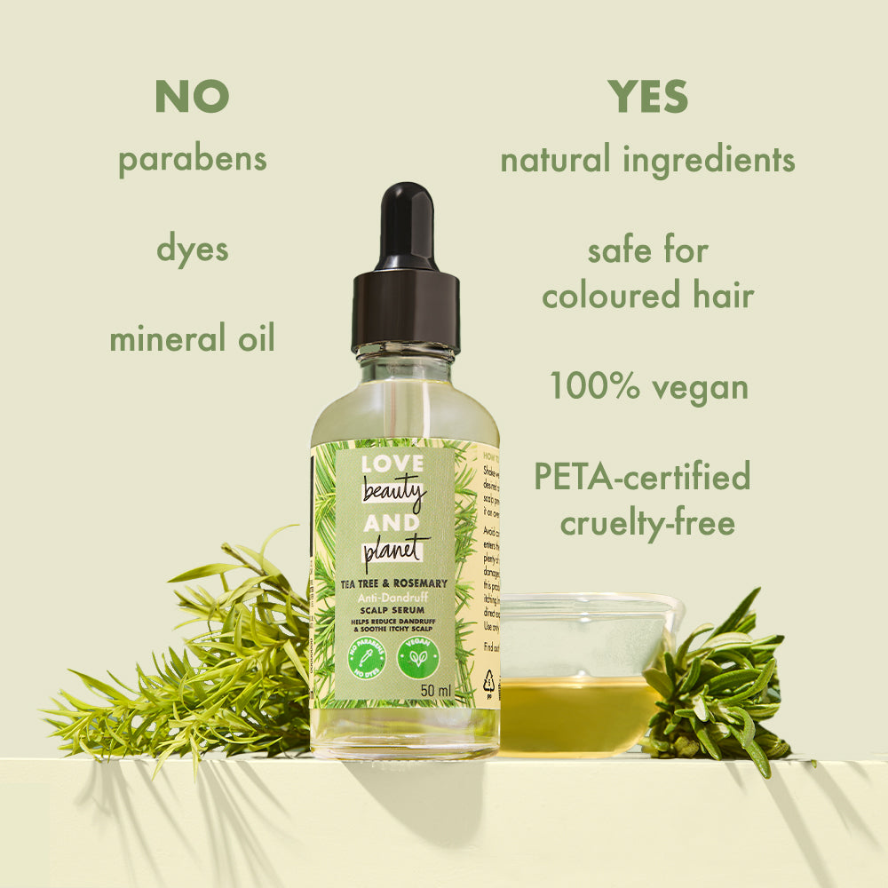 Tea Tree & Rosemary Scalp Serum 50ml