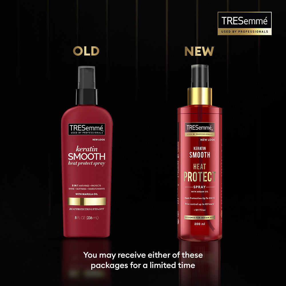 Keratin Smooth Heat Protect Spray, Ideal for Heat Styling 200 ml