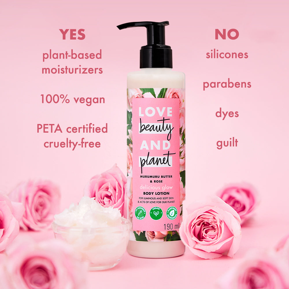 Murumuru Butter & Rose Delicious Glow Body Lotion - 400ml