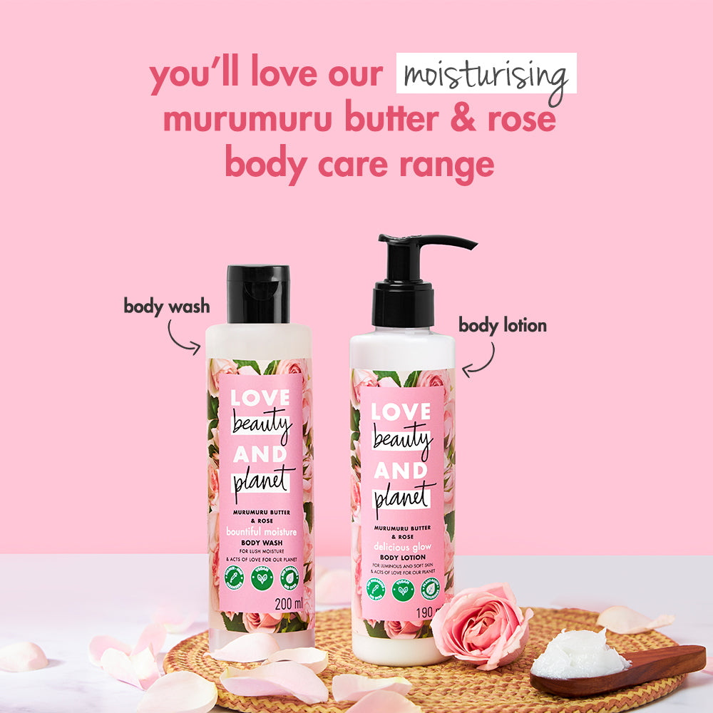 Murumuru Butter & Rose Delicious Glow Body Lotion - 400ml