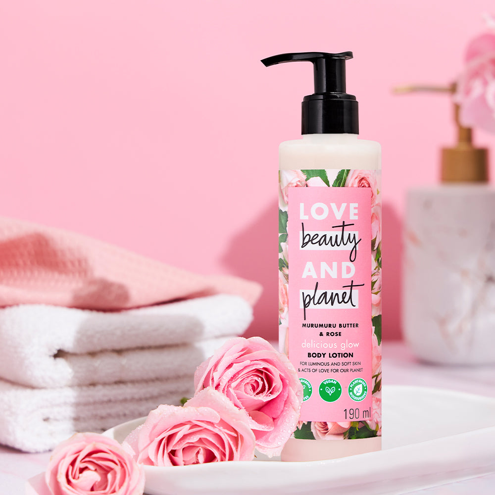 Murumuru Butter & Rose Delicious Glow Body Lotion - 400ml