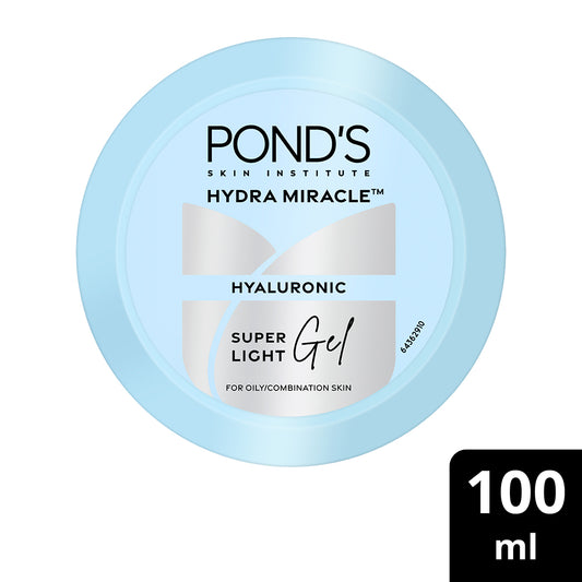 Ponds Super Light Gel Oil-Free Moisturize With Hyaluronic Acid & Vitamin E, 100ml