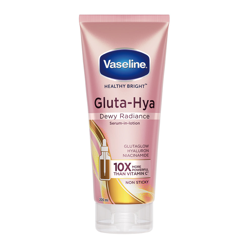 Vaseline Gluta-Hya Dewy Radiance Lotion Bright, Glowing Skin Glutathione Infused Moisturizer