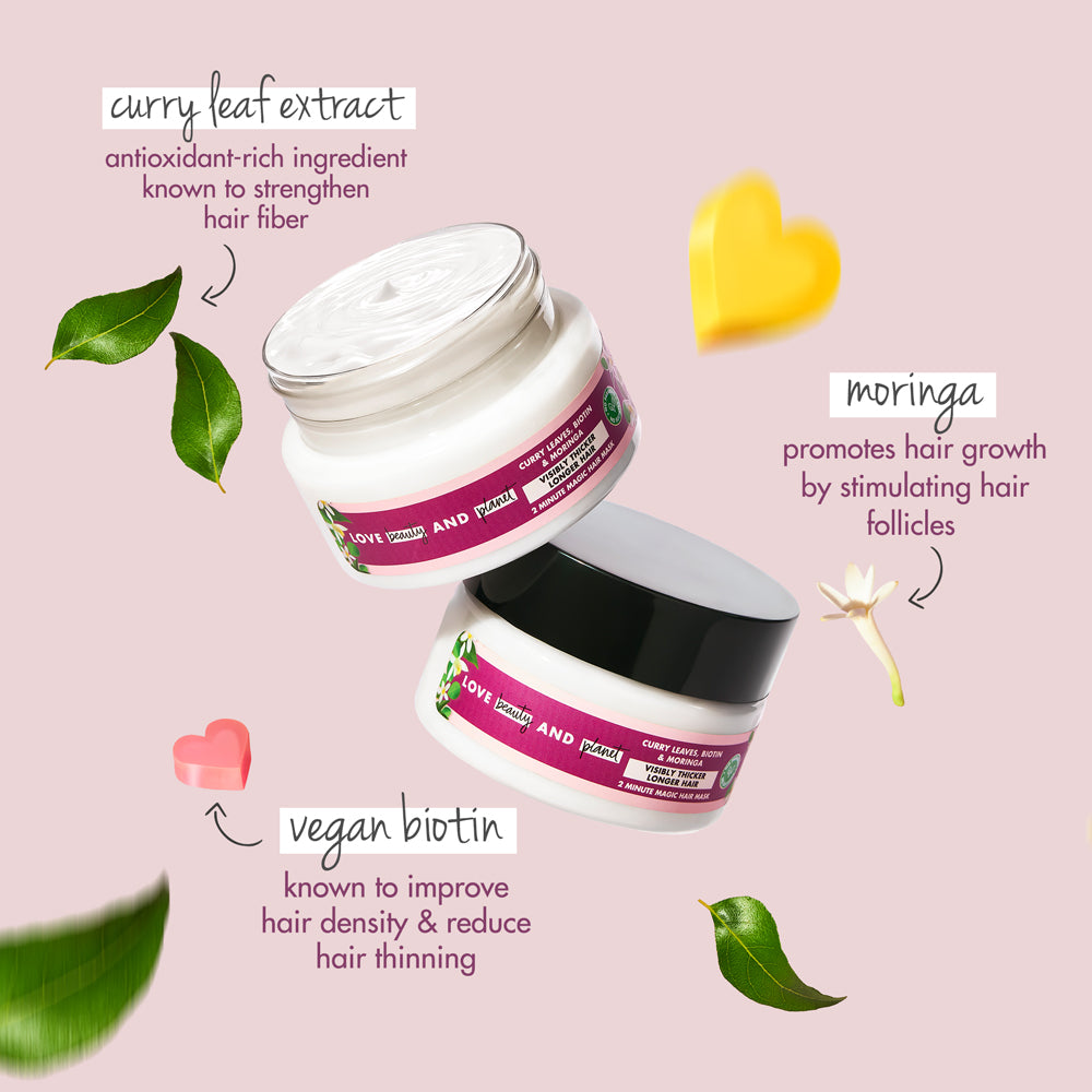 Curry , Biotin & Moringa Hair Mask - 200ml