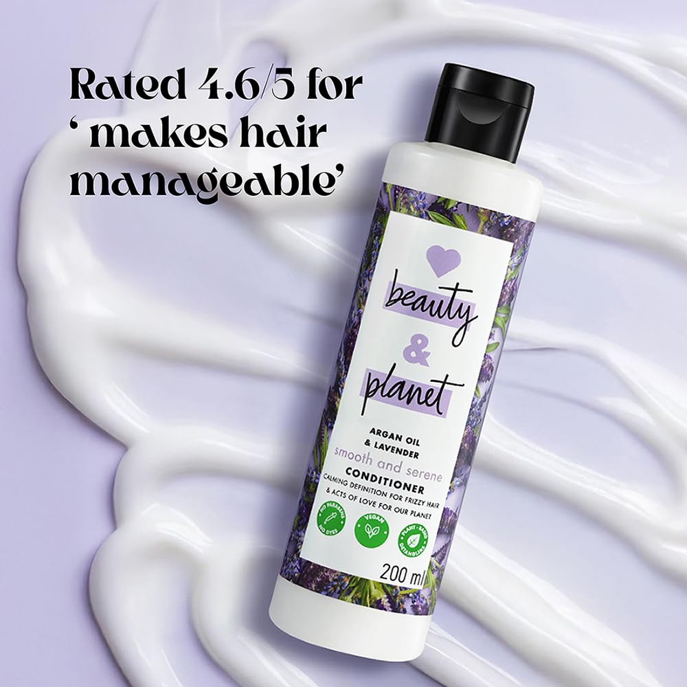 Argan Oil & Lavender Paraben Free Anti-Frizz Conditioner - 200ml
