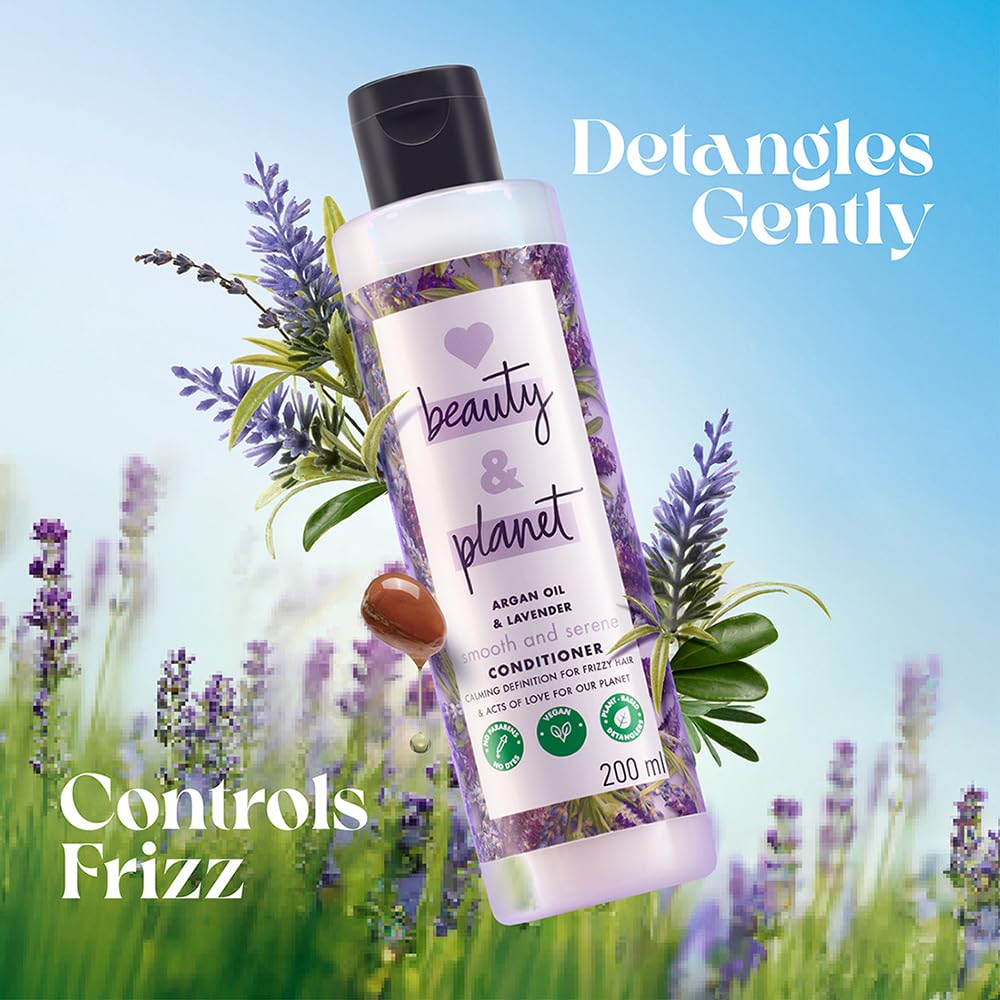 Argan Oil & Lavender Paraben Free Anti-Frizz Conditioner - 200ml