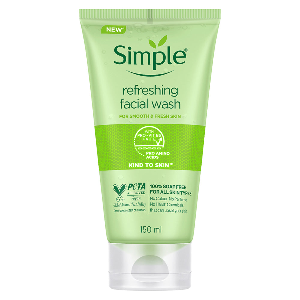 Simple Refreshing Face Wash with Pro-Vit B5 + Vit E - 150ml