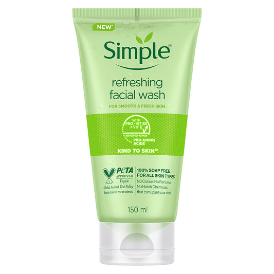 Simple Refreshing Face Wash with Pro-Vit B5 + Vit E - 150ml